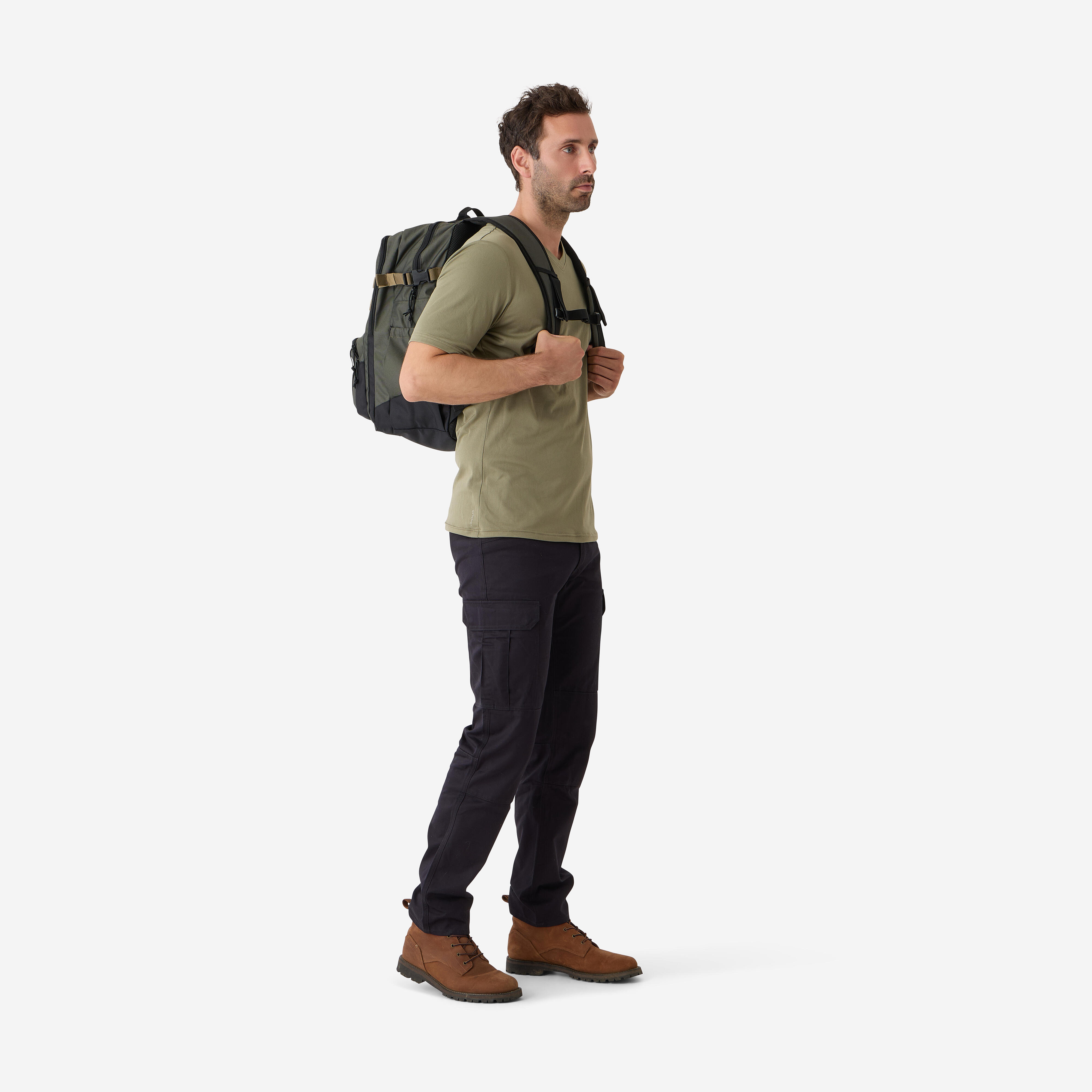 Sırt Çantası - Haki - Avcılık ve Doğa Gözlemi - 30 L - Wild 100