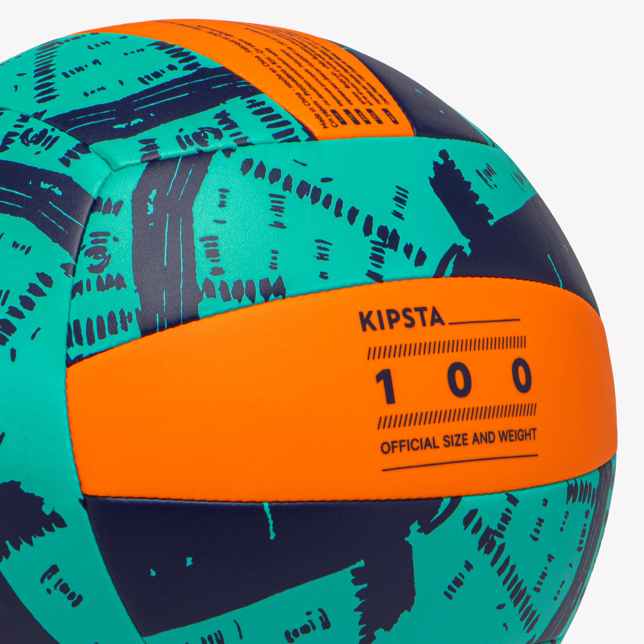 Voleybol Topu - 5 Numara - Mavi/Turuncu - VB100