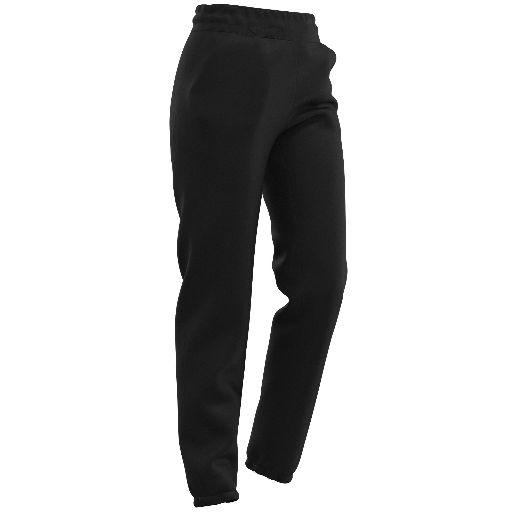 شلوار ورزشی زنانه برای دویدن سبک مدل 500 Slim - مشکی Kadın Hafif Tempolu Koşu Eşofman Altı - Siyah - 500 Slim
