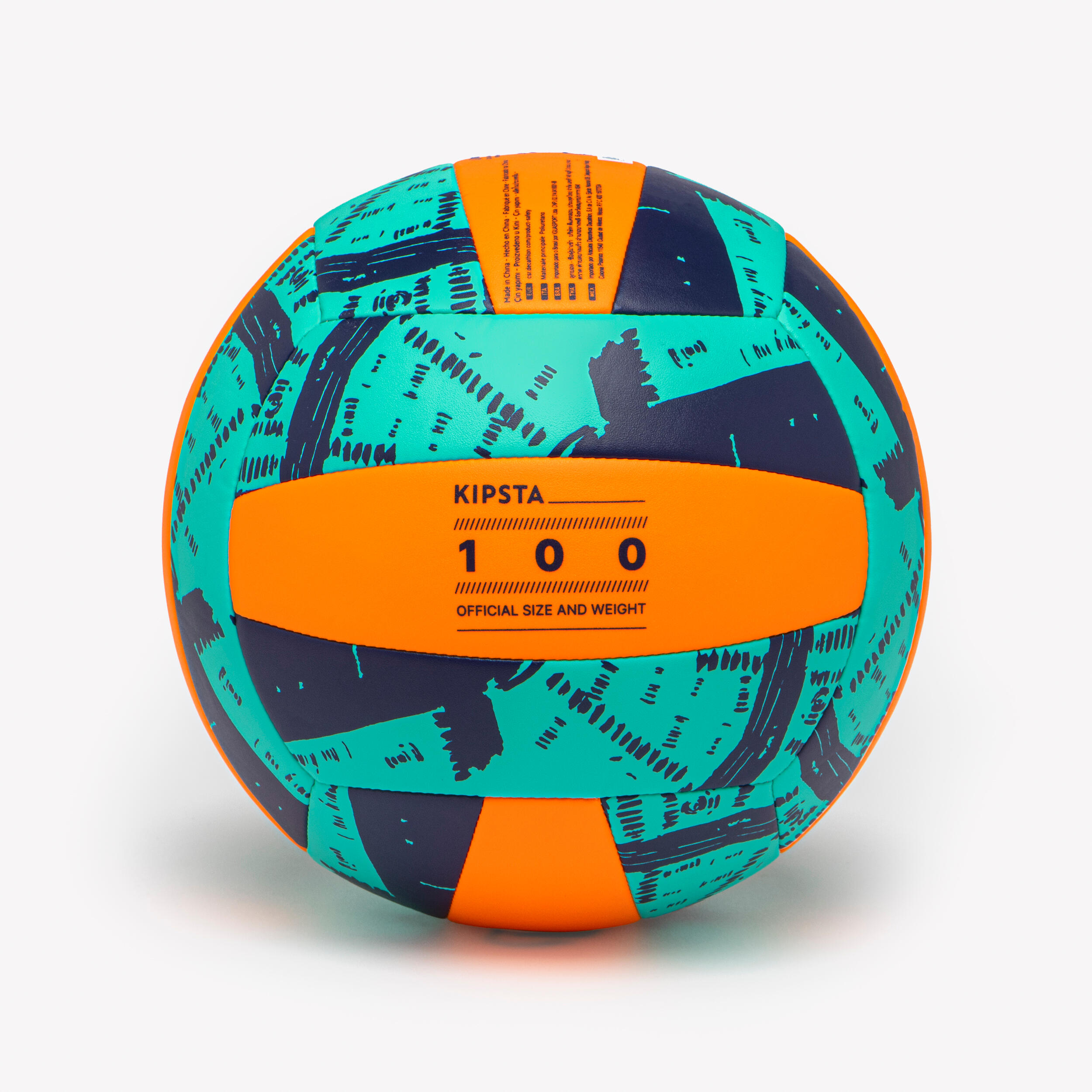 Voleybol Topu - 5 Numara - Mavi/Turuncu - VB100