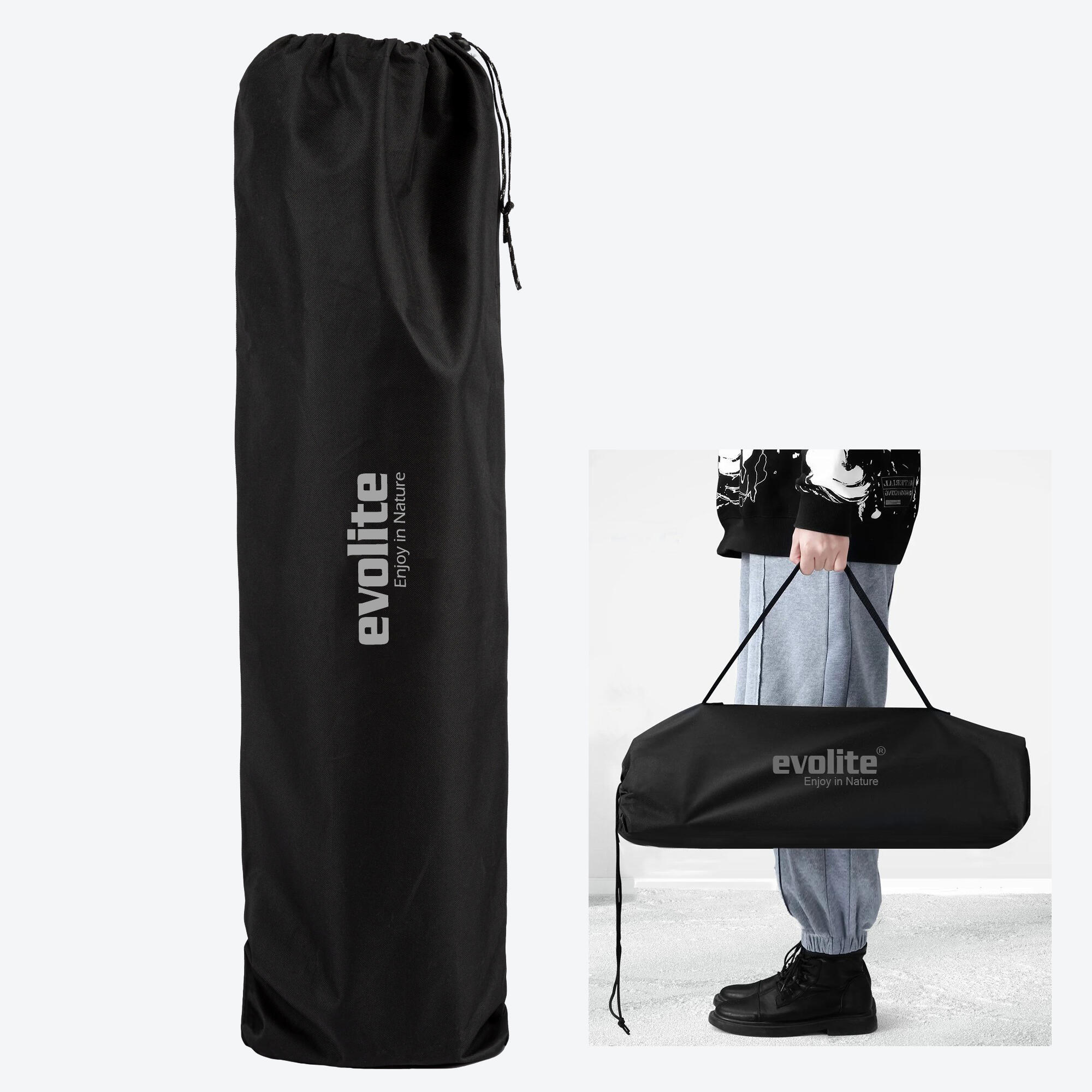 میز پیکنیک و کمپینگ تاشو قابل حمل Evolite - ۴ نفره - خاکستری Evolite 4 Kişilik Portatif Katlanır Piknik Kamp Masası - Gri