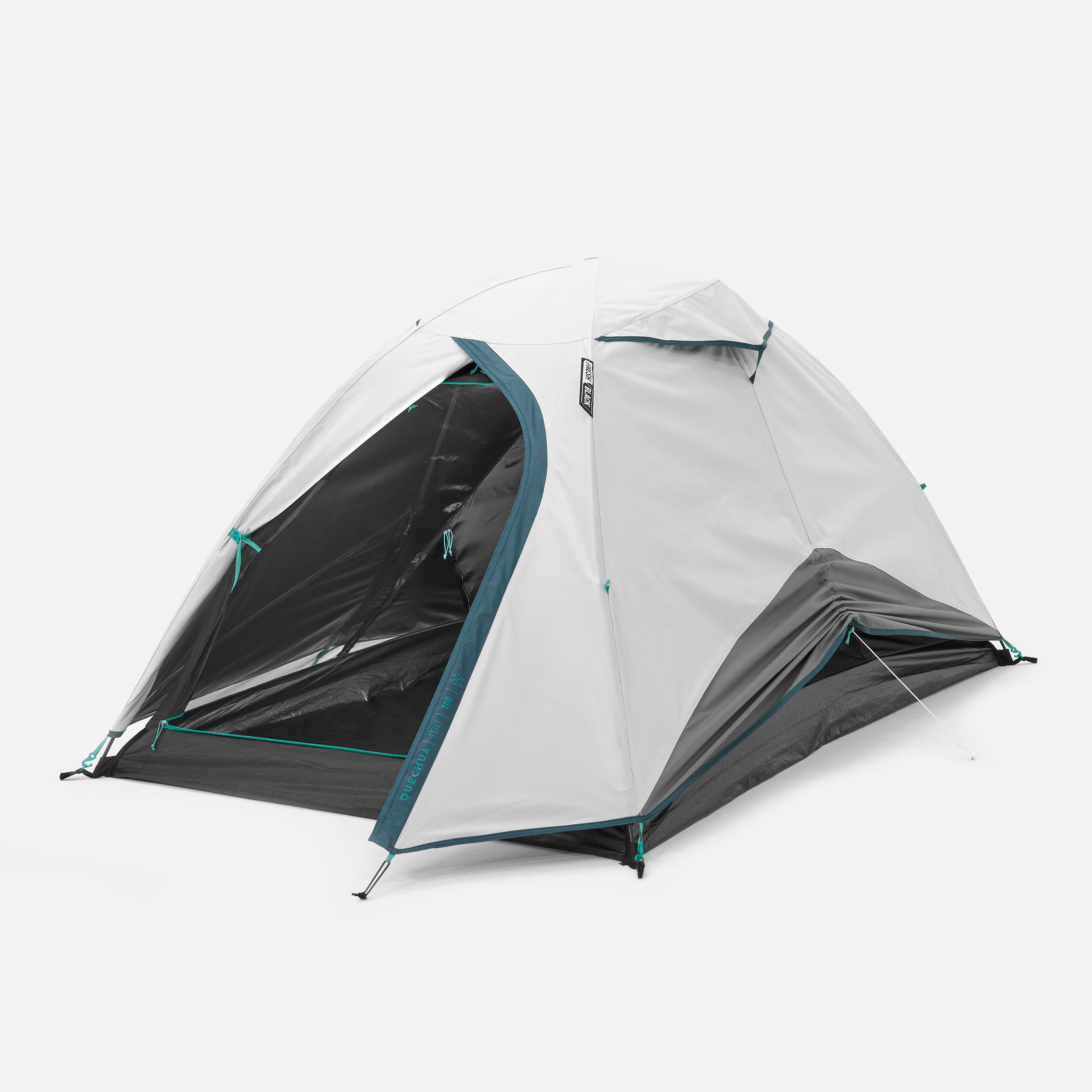 چادر کمپینگ 2 نفره QUECHUA - MH100 Fresh & Black