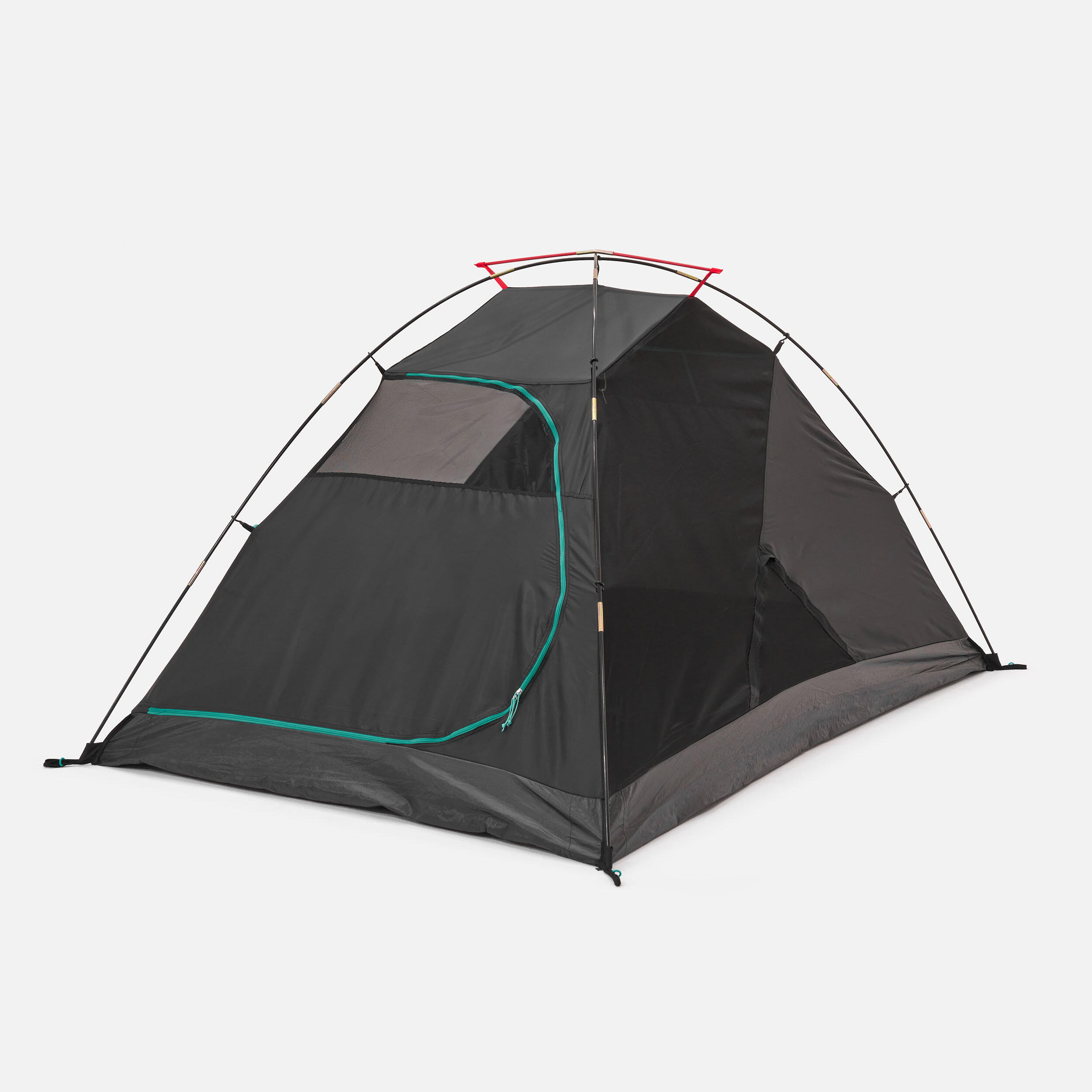 چادر کمپینگ 2 نفره QUECHUA - MH100 Fresh & Black