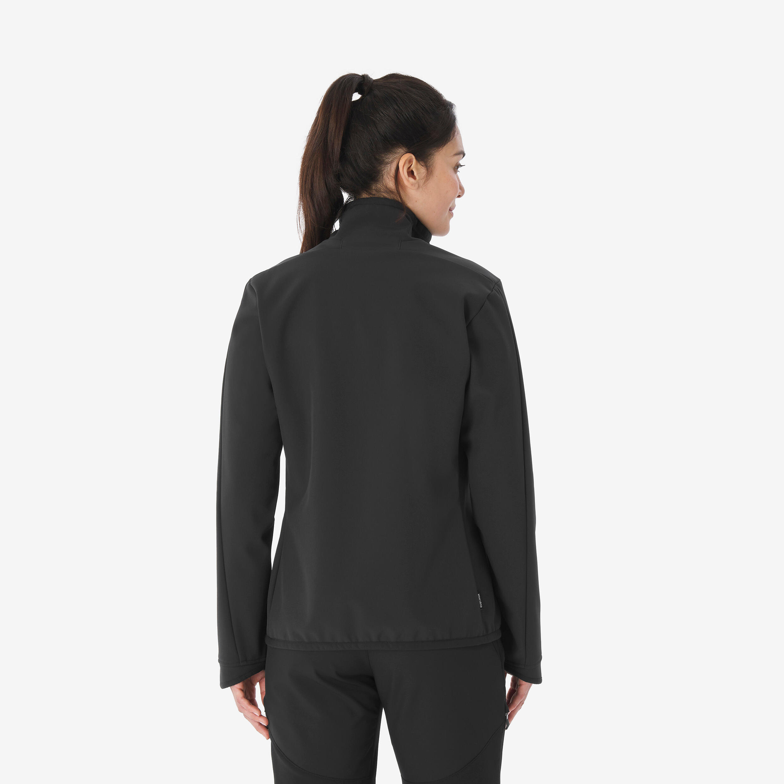 Kadın Outdoor Rüzgar Kesen Softshell Mont - Siyah - MT100