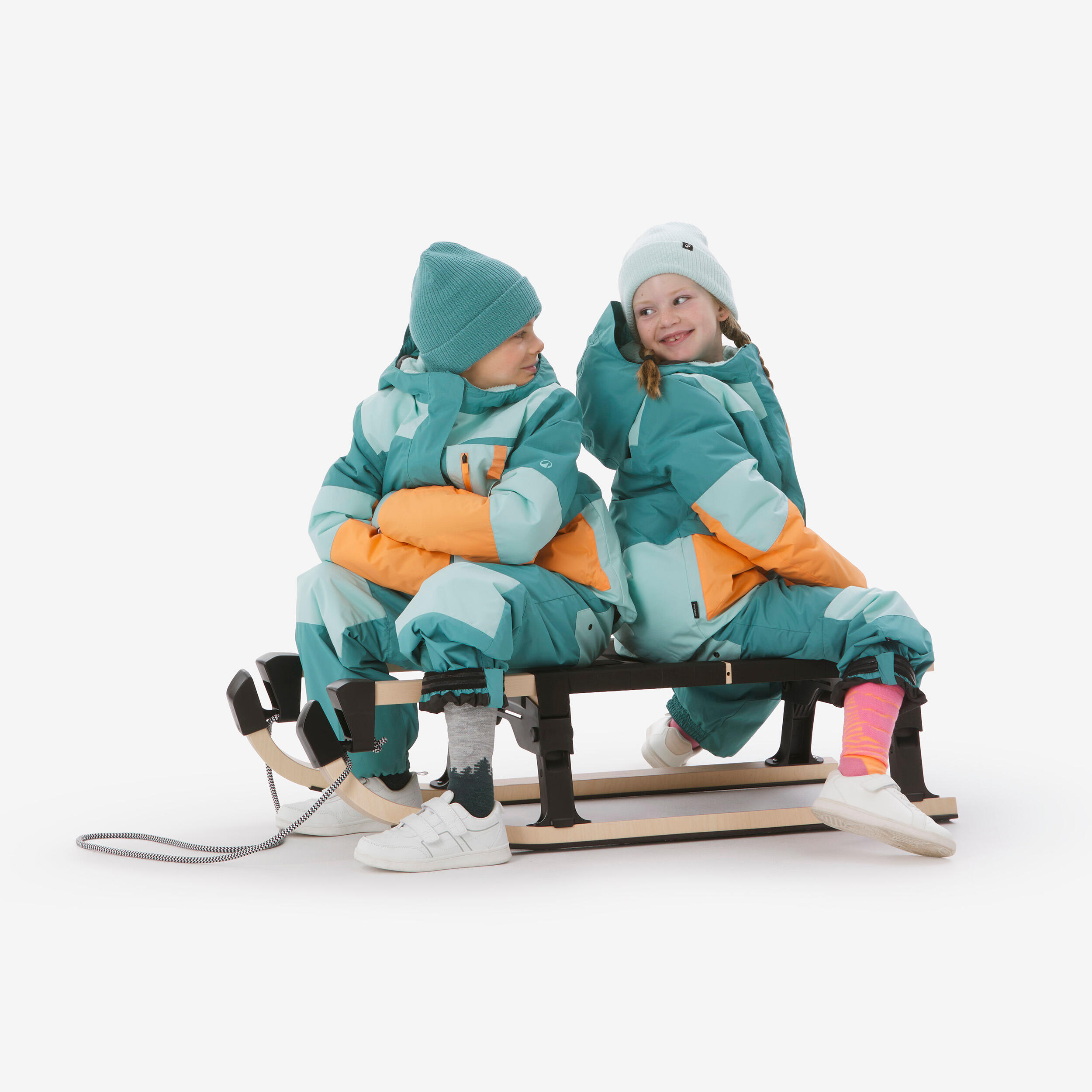 Çocuk Kayak Montu - 5/9 Yaş - Mavi - 500 Play